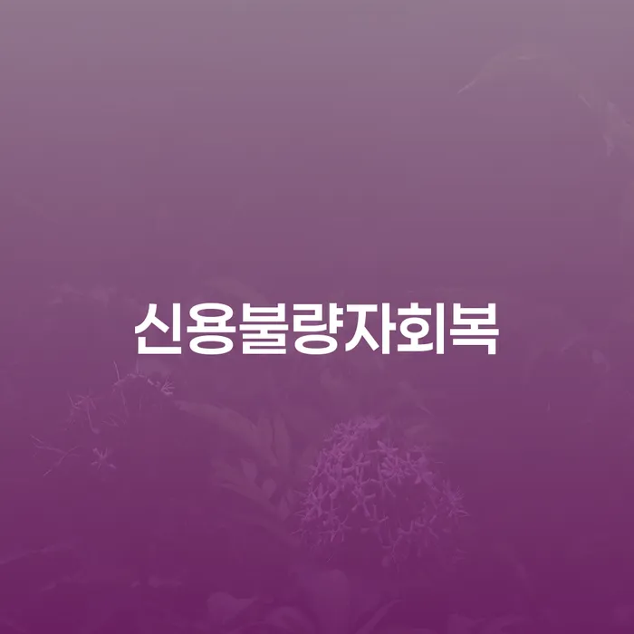 개인회생 빚 합법적인 빠른방법 중요정보