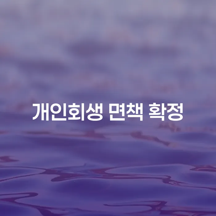 개인회생 면책 확정: 어떻게 가능할까?