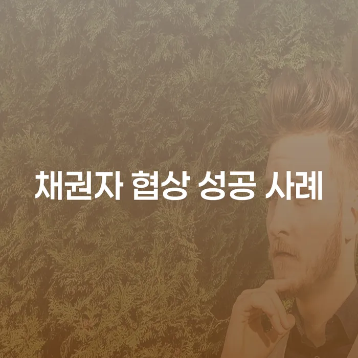 채권자 협상 성공 사례: 어떻게 채무를 줄일 수 있을까?