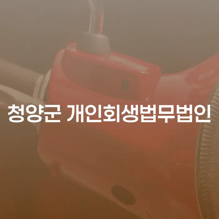 어떻게 청양군 개인회생법무법인을 통해 채무 문제를 해결할 수 있을까요?